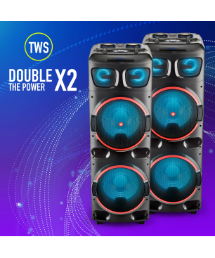 NGS WILDDUB2 Tragbarer Lautsprecher Speaker, Schwarz