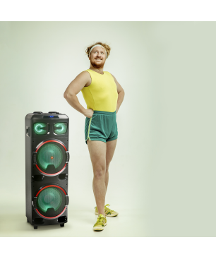 NGS WILDDUB2 Tragbarer Lautsprecher Speaker, Schwarz