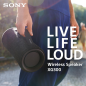 SONY SRS-XG 300 Bluetooth Lautsprecher, Hellgrau, Wasserfest