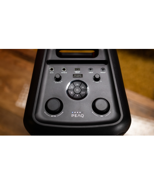 PEAQ PPS200 Partybox, Schwarz