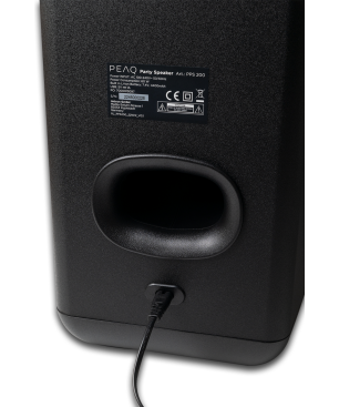 PEAQ PPS200 Partybox, Schwarz