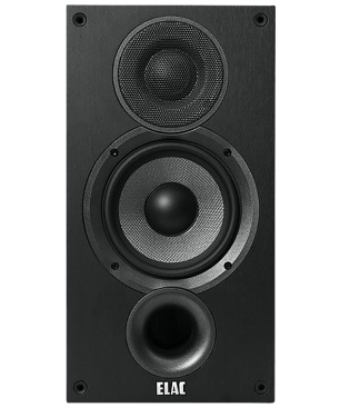 ELAC Debut B5.2 1 Paar Regallautsprecher, Schwarz