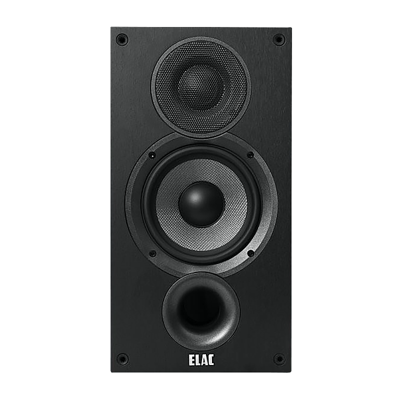 ELAC Debut B5.2 1 Paar Regallautsprecher, Schwarz