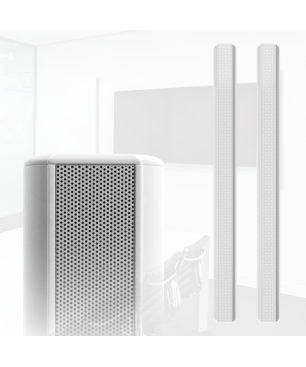 QEUS APS50 white HiFi Lautsprecher, Weiß)