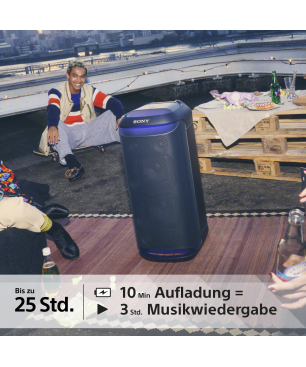 SONY SRS-XV800 Bluetooth Partybox, Schwarz