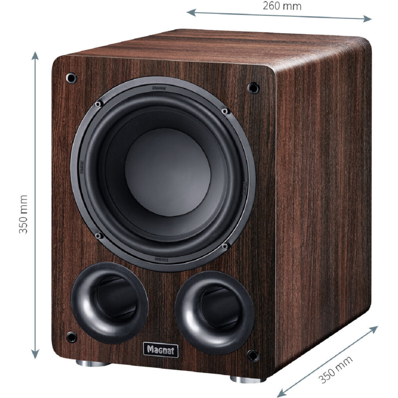 MAGNAT ALPHA RS8 Subwoofer, mocca