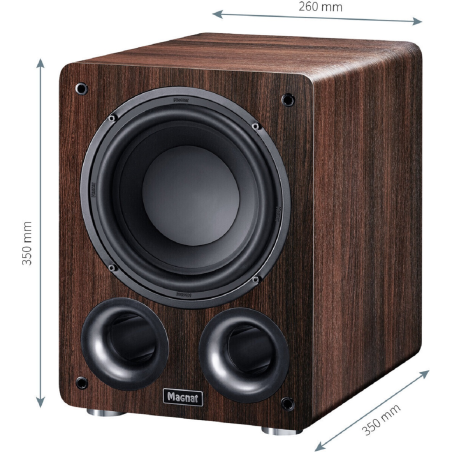 MAGNAT ALPHA RS8 Subwoofer, mocca