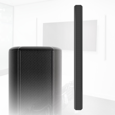 QEUS APS70C black HiFi Lautsprecher (Linienstrahler, Black)