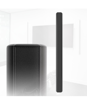 QEUS APS70C black HiFi Lautsprecher (Linienstrahler, Black)