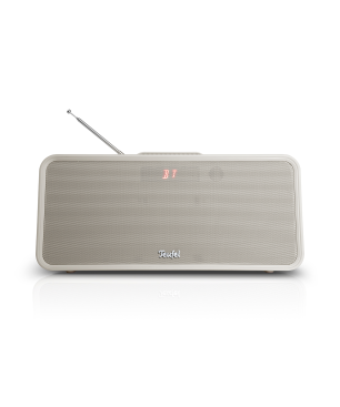 TEUFEL BOOMSTER Bluetooth-Lautsprecher, Sand White, Wasserfest