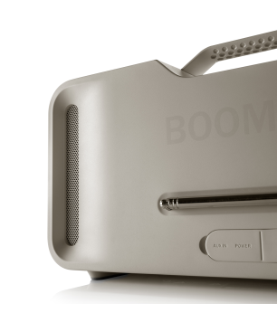 TEUFEL BOOMSTER Bluetooth-Lautsprecher, Sand White, Wasserfest