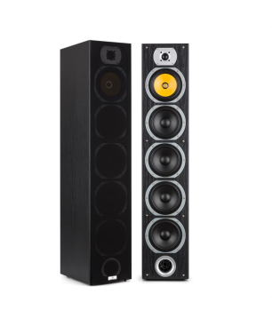 AUNA V7B Standlautsprecher, Schwarz