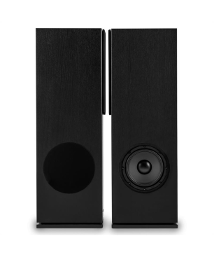 AUNA Linie 501 FS BK Standlautsprecher, Schwarz