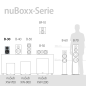 NUBERT nuBoxx B-30 Regallautsprecher Regallautsprecher, Graphit