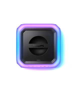 PHILIPS Tax7207/10 Partybox, Schwarz