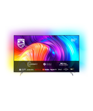 PHILIPS 86PUS8807/12 LED Fernseher (Flat, 86 Zoll / 217 cm, UHD 4K, SMART TV, Ambilight, Android TV™ 11 (R))