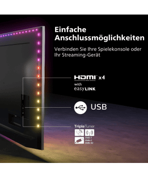 PHILIPS 86PUS8807/12 LED Fernseher (Flat, 86 Zoll / 217 cm, UHD 4K, SMART TV, Ambilight, Android TV™ 11 (R))