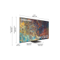 SAMSUNG GQ 65 QN 95 AATXZG QLED TV (Flat, 65 Zoll / 163 cm, UHD 4K, SMART TV, Tizen)