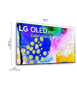 LG OLED83G29LA OLED TV (Flat, 83 Zoll / 210 cm, UHD 4K, SMART TV, webOS 22 mit LG ThinQ)