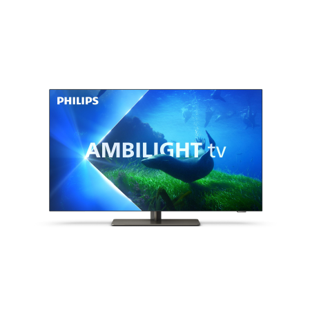 PHILIPS 77OLED808/12 4K OLED Ambilight TV (Flat, 77 Zoll / 194 cm, UHD 4K, SMART TV, Ambilight, GoogleTV 12)