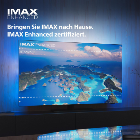 PHILIPS 77OLED808/12 4K OLED Ambilight TV (Flat, 77 Zoll / 194 cm, UHD 4K, SMART TV, Ambilight, GoogleTV 12)