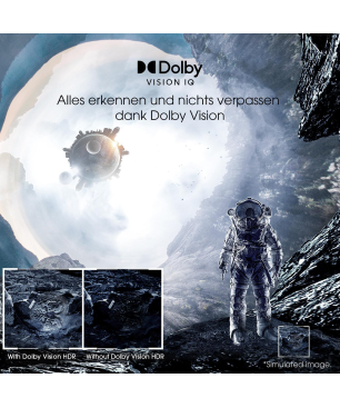 HISENSE 65A9G OLED TV (Flat, 65 Zoll / 164 cm, OLED 4K, SMART TV, VIDAA U5)