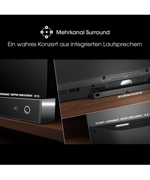 HISENSE 65A9G OLED TV (Flat, 65 Zoll / 164 cm, OLED 4K, SMART TV, VIDAA U5)