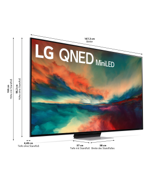 LG 75QNED866RE QNED TV (Flat, 75 Zoll / 190 cm, UHD 4K, SMART TV, webOS 23 mit LG ThinQ)