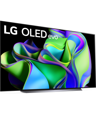 LG OLED83C31LA OLED evo TV (Flat, 83 Zoll / 210 cm, OLED 4K, SMART TV, webOS 23)