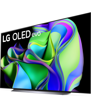 LG OLED83C31LA OLED evo TV (Flat, 83 Zoll / 210 cm, OLED 4K, SMART TV, webOS 23)