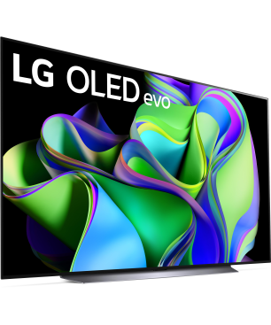 LG OLED83C31LA OLED evo TV (Flat, 83 Zoll / 210 cm, OLED 4K, SMART TV, webOS 23)