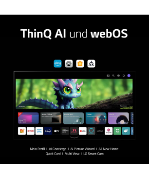 LG OLED83G39LA OLED evo TV (Flat, 83 Zoll / 210 cm, OLED 4K, SMART TV, webOS 23 mit LG ThinQ)
