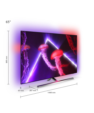 PHILIPS 65OLED837/12 OLED TV (Flat, 65 Zoll / 164 cm, OLED 4K, SMART TV, Ambilight, Android TV™ 11 (R))