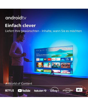PHILIPS 65OLED837/12 OLED TV (Flat, 65 Zoll / 164 cm, OLED 4K, SMART TV, Ambilight, Android TV™ 11 (R))