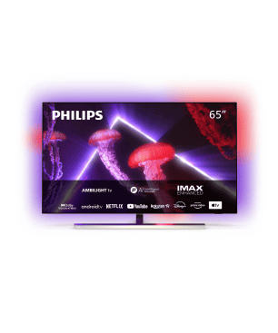 PHILIPS 65OLED837/12 OLED TV (Flat, 65 Zoll / 164 cm, OLED 4K, SMART TV, Ambilight, Android TV™ 11 (R))