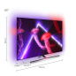 PHILIPS 65OLED837/12 OLED TV (Flat, 65 Zoll / 164 cm, OLED 4K, SMART TV, Ambilight, Android TV™ 11 (R))
