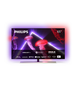 PHILIPS 65OLED837/12 OLED TV (Flat, 65 Zoll / 164 cm, OLED 4K, SMART TV, Ambilight, Android TV™ 11 (R))