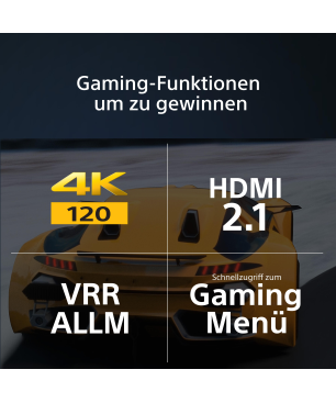 SONY BRAVIA XR-55A95L OLED TV (Flat, 55 Zoll / 139 cm, QLED 4K, SMART TV, Google TV)