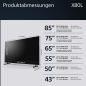 SONY BRAVIA KD-85X80L LED LED TV (Flat, 85 Zoll / 215 cm, UHD 4K, SMART TV, Google TV)
