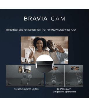 SONY BRAVIA XR-55A95L OLED TV (Flat, 55 Zoll / 139 cm, QLED 4K, SMART TV, Google TV)