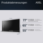 SONY BRAVIA XR-55A95L OLED TV (Flat, 55 Zoll / 139 cm, QLED 4K, SMART TV, Google TV)