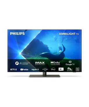 PHILIPS 65OLED808/12 4K OLED Ambilight TV (Flat, 65 Zoll / 164 cm, OLED 4K, SMART TV, Ambilight, GoogleTV)