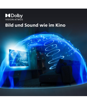 PHILIPS 65OLED808/12 4K OLED Ambilight TV (Flat, 65 Zoll / 164 cm, OLED 4K, SMART TV, Ambilight, GoogleTV)