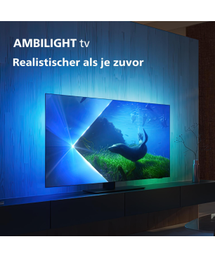 PHILIPS 65OLED808/12 4K OLED Ambilight TV (Flat, 65 Zoll / 164 cm, OLED 4K, SMART TV, Ambilight, GoogleTV)