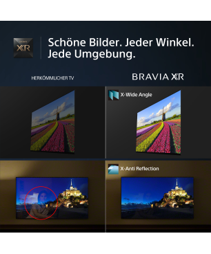 SONY BRAVIA XR-65X95L LED TV (Flat, 65 Zoll / 164 cm, UHD 4K, SMART TV, Google TV)