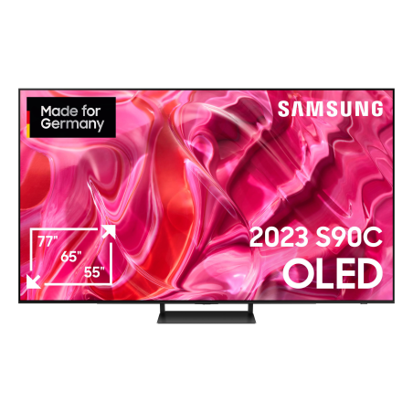 SAMSUNG GQ77S90CAT OLED TV (Flat, 77 Zoll / 195 cm, OLED 4K, SMART TV, Tizen)
