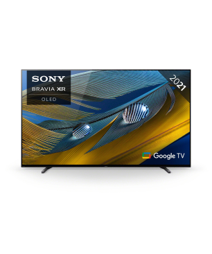 SONY XR-55A80J OLED TV (Flat, 55 Zoll / 139 cm, OLED 4K, SMART TV, Google TV)