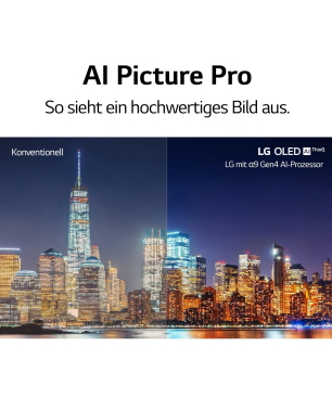 LG OLED65C17LB OLED TV (Flat, 65 Zoll / 164 cm, UHD 4K, SMART TV, webOS 6.0 mit LG ThinQ)