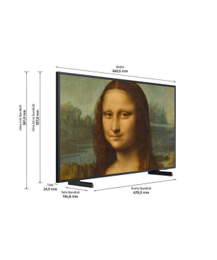 SAMSUNG GQ43LS03BAU The Frame QLED TV (Flat, 43 Zoll / 108 cm, UHD 4K, SMART TV, Tizen™ mit Gaming Hub)