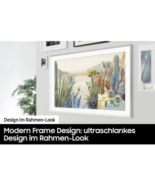 SAMSUNG GQ43LS03BAU The Frame QLED TV (Flat, 43 Zoll / 108 cm, UHD 4K, SMART TV, Tizen™ mit Gaming Hub)